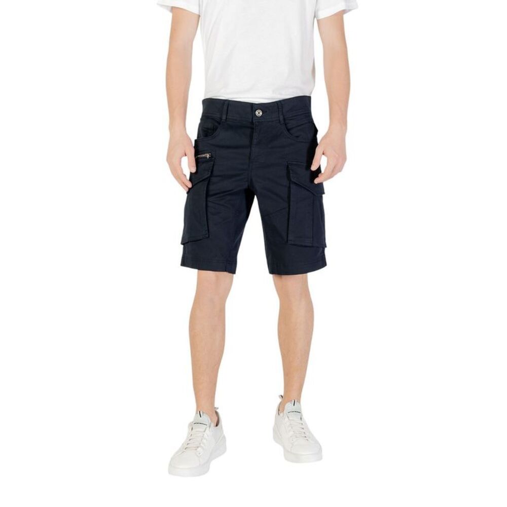 Replay Blue Cotton Bermuda Men's Shorts